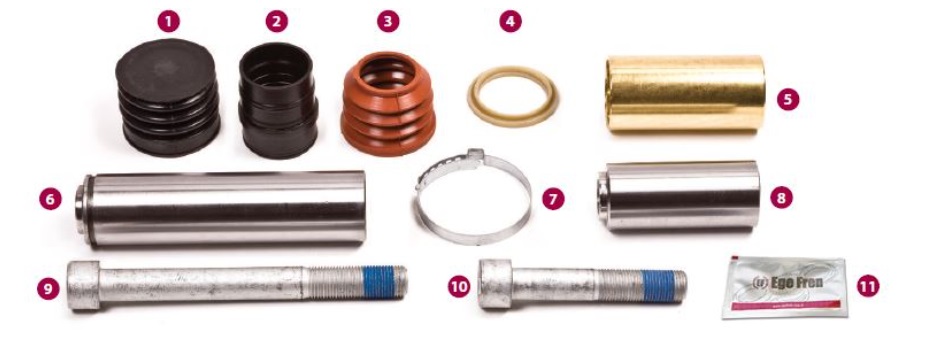CALIPER GUIDE & SEALS