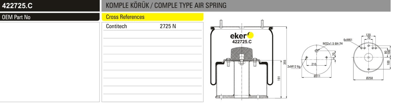 COMPLETE AIR SPRING