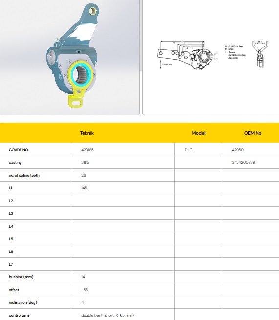 MERCEDES LEFT BRAKE ADJUSTER