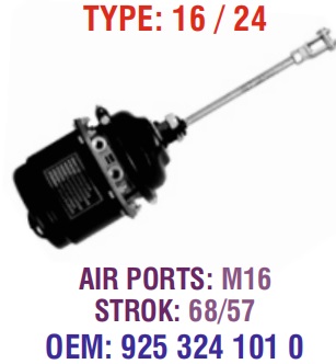 TRISTOP BRAKE ACTUATOR CAM F-16/24