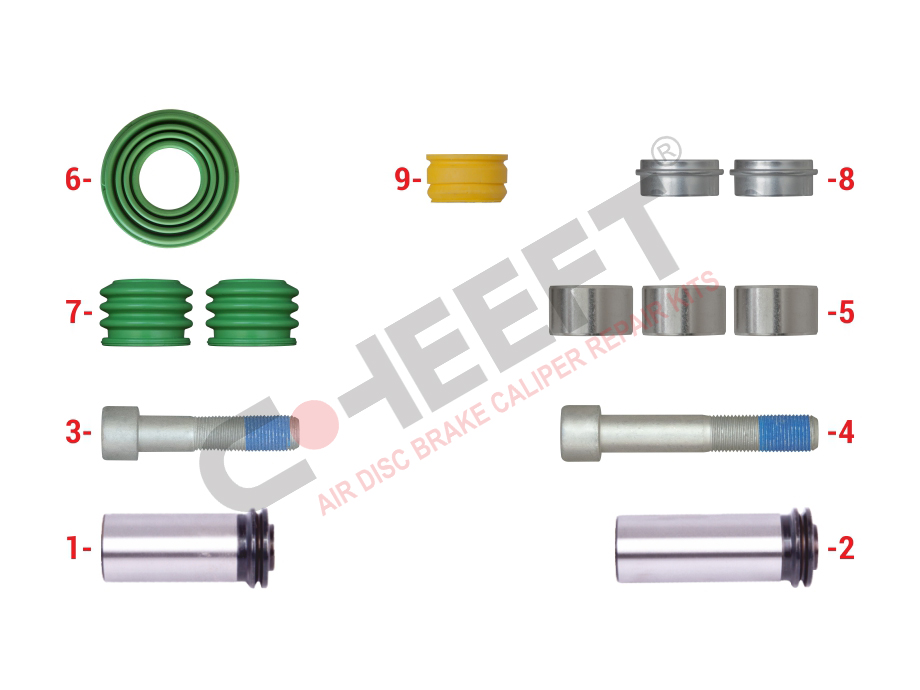 CALIPER GUIDES & SEALS REPAIR KIT(12.153 MAN)
