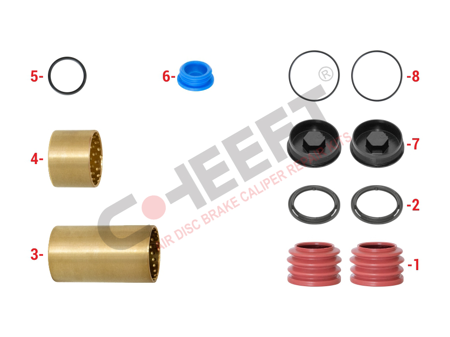 CALIPER REPAIR SET (WITHOUT PIN)