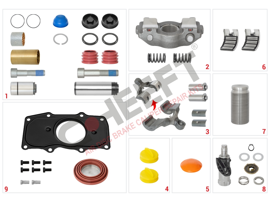CALIPER REPAIR SET (RIGHT)