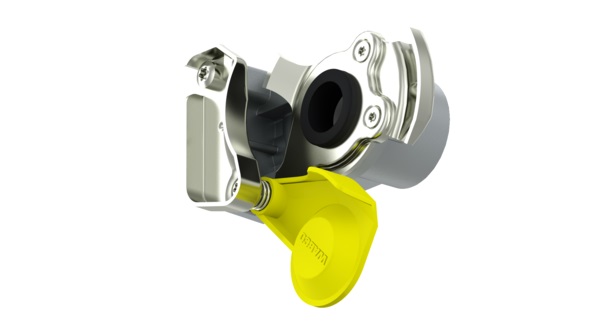 COUPLING HEAD WITH INTEGRATED FILTER